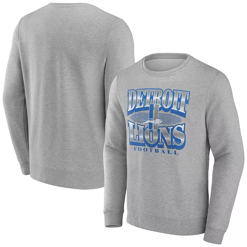 Men Detroit Lions grey 093 NFL 2024 hoodie